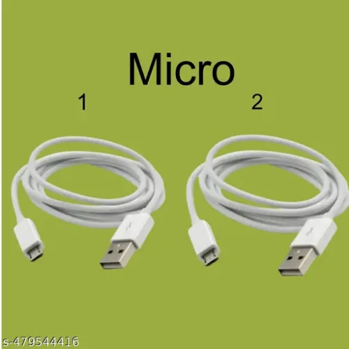Cables 4 core data transfer and micro Type charging cable 2 pcs