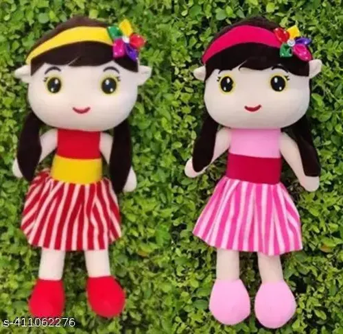 ARYAN TOYS COMBO Soft ABCD Doll Gaint size-30cm Cute Doll -Polyfill Washable Cuddly Soft Plush Toy -100% Safe for Kids, special for baby girl age 0-6yr ₹186