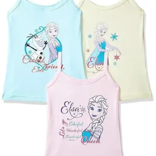 Golurk Girl's Regular Fit Vest Pack of 3