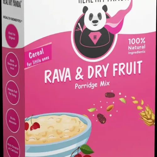 HEALTHY PANDA Rava Porridge-First Food for Babies (400 g) Rava, Dry fruit Powder for baby food Cereal