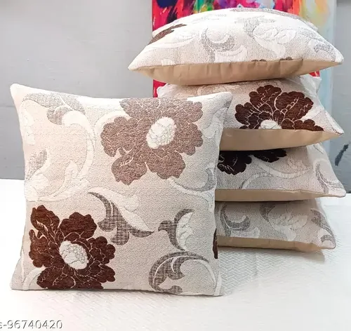 Attractive Designer cushion Covers | Set of 5 | 16 x 16 inch | 40x40 cm