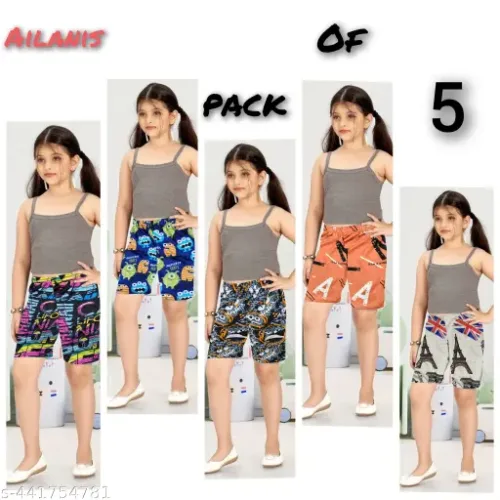 Pretty Girls Printed Shorts