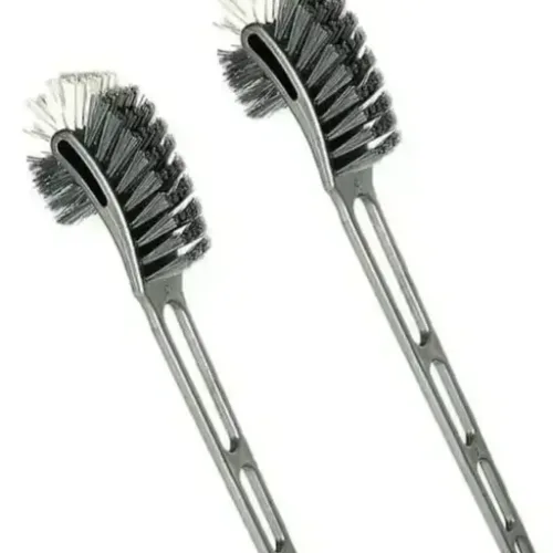 Double hockey toilet brush