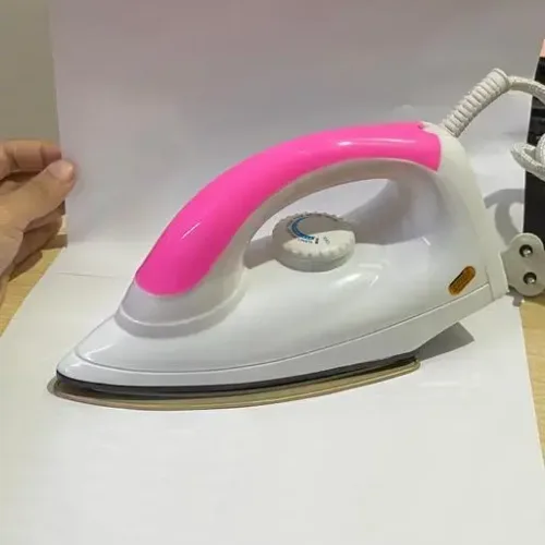 Iron Press 100% premium Quality Non-stick Coated Dry Iron With LED Indicator Long Life Stylish Looks Dry Iron