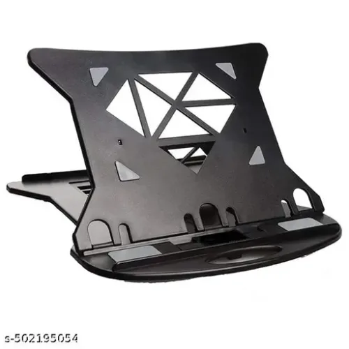 Laptop Stand with Mobile Holder Height Adjustable ,Ventilated ,Foldable Laptop Riser with Ultra Portable Desktop Stand for MacBook.