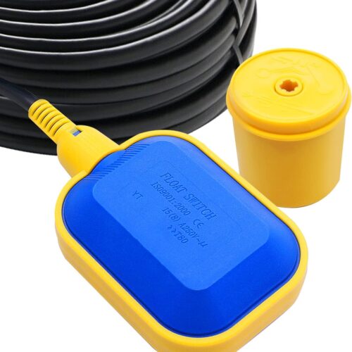 Water Level Sensor with 3 Meter Wire | Float Switch for Water Tank | Float Valve for Water Tank | Reliable Tank Level Indicator