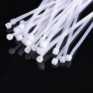 Cable Ties 6 Inch Nylon Zip Ties Self Locking With Heavy Duty White