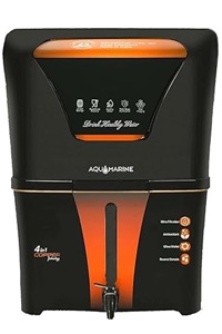 Aqua Marine 4 in 1 Copper RO Water Purifier with 10 Stage Purification Filtration, UV, UF, TDS Adjuster and 12 Liter Large Storage Tank, Suitable for all type of water supply