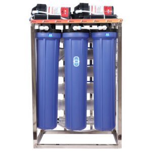 Uptech 150 LPH Commercial Ro Water Purifier Plant Ro +UV+TDS Adjuster With Fully Automatic Function, Auto Shut Off, Stainless Steel body,Blue, Output:- 150 Litre per hour's (150LPH+RO+UV+TDS+HP+LP)