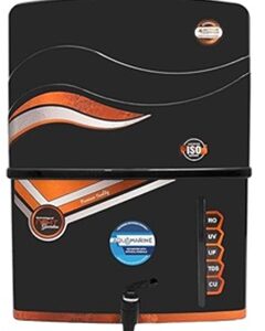 Aqua Marine 4 in 1 Copper RO Water Purifier with 10 Stage Purification Filtration, UV, TDS Adjuster and 12 Liter Large Storage Tank, Suitable for all type of water supply