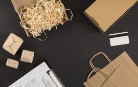 top-view-cyber-monday-shopping-elements